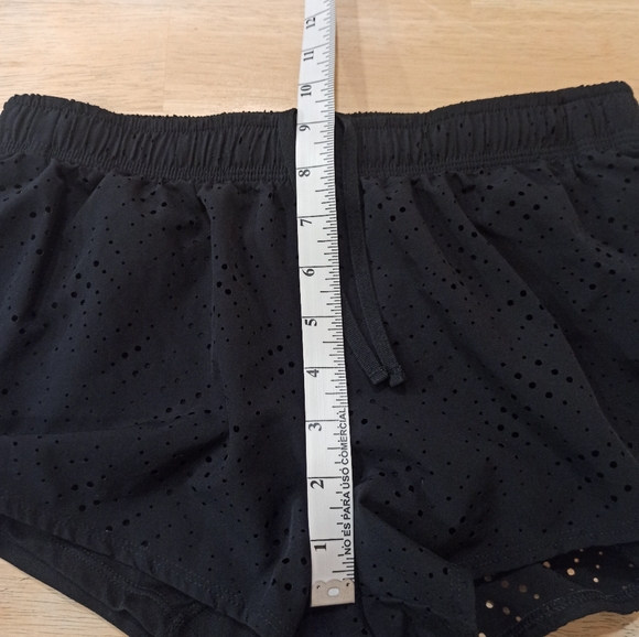 Forever 21 Women's Black Perforated Shorts - Picture 11 of 14